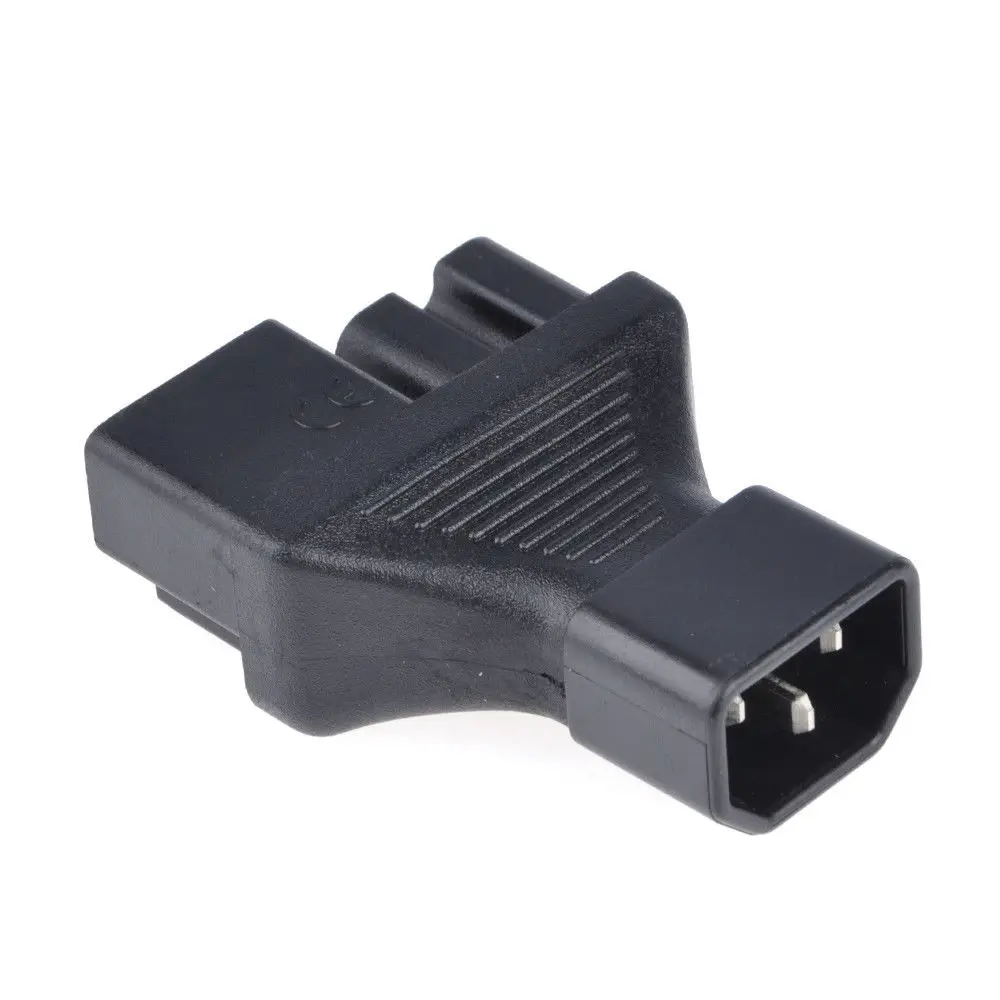 SHGO-IEC320 C14 to C15 Nema 5-15R USA Female PDU UPS Splitter Power Adapter | Обустройство дома