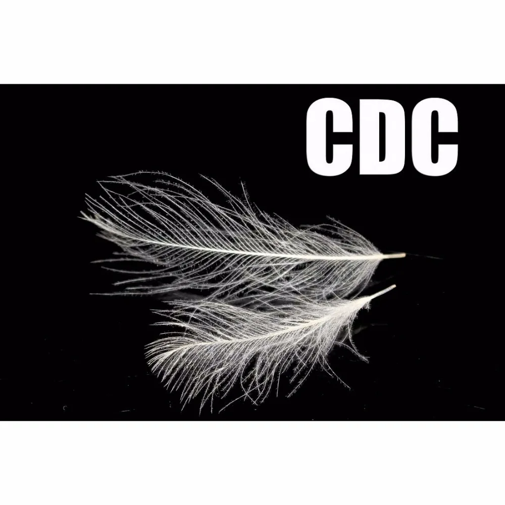 Tigofly 0 5 г/упак. натуральный белый Cul De Canard CDC Duck Butt Feathers водонепроницаемый материал