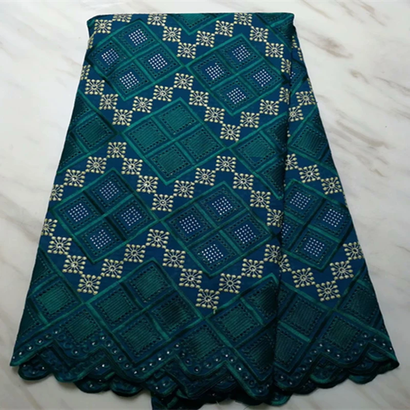 Чудесная пурпурная швейцарская вуаль кружевная ткань 2019 Африканский узор хлопок