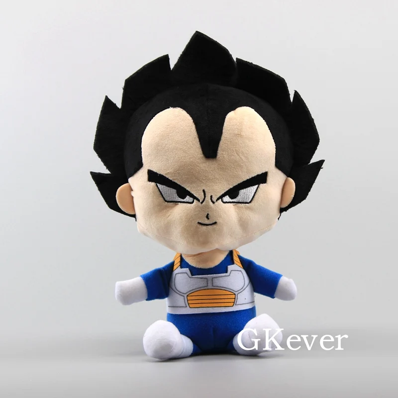 Vegeta В стиле аниме «Драконий жемчуг зет игрушечные фигурки из игры Dragon Ball DBZ(“рисунок сын Goku vegeta пикколо плюшевые игрушки Гохан Torankusu мягкие куклы 30 см - Цвет: Vegeta