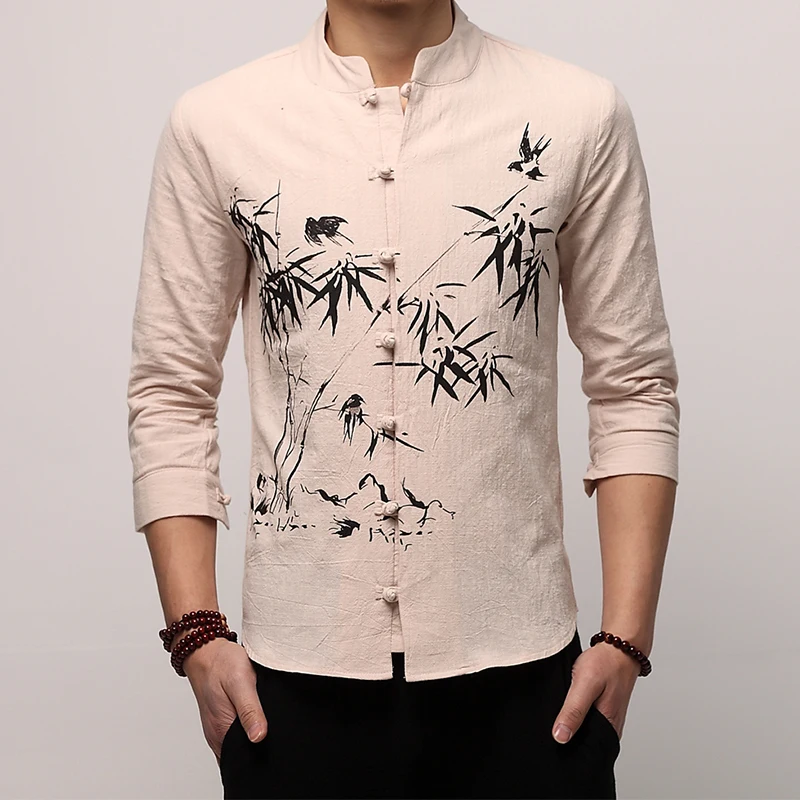 Традиционные китайские топы мужская хлопковая рубашка|chinese top|tops chinesechinese traditional top