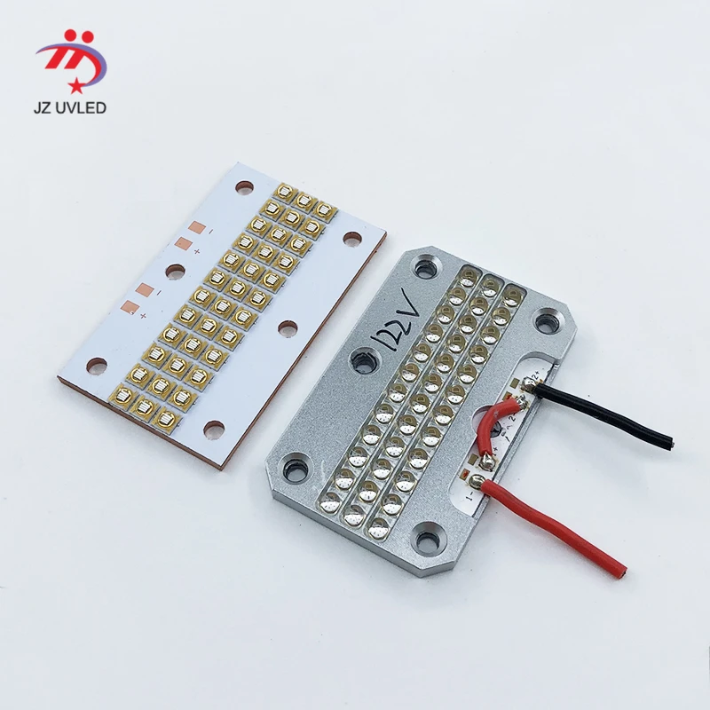 

90W lamplic UV Module for Ultraviolet gel curing light UV printer ink the cure lamp quartz 395nm 50*15mm 3535 chip UV Lamp beads