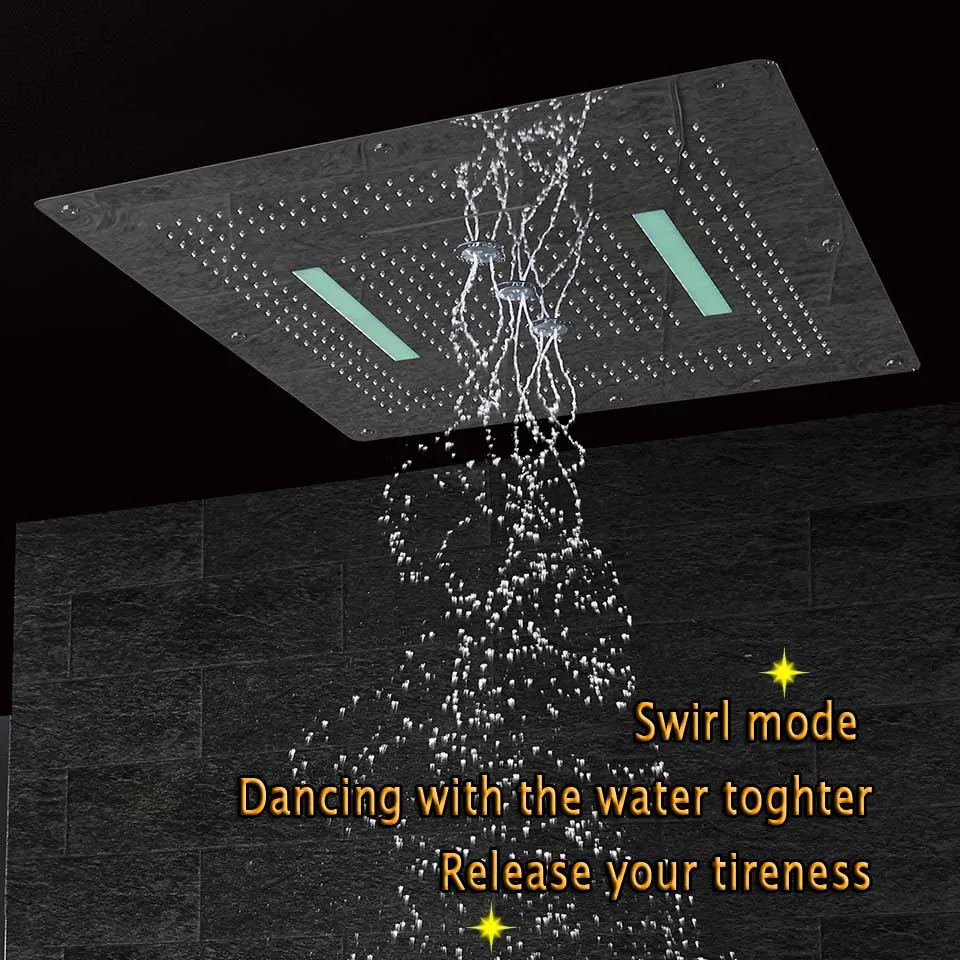Набор для душа в ванной комнате скрытый термостатический смесительный клапан
