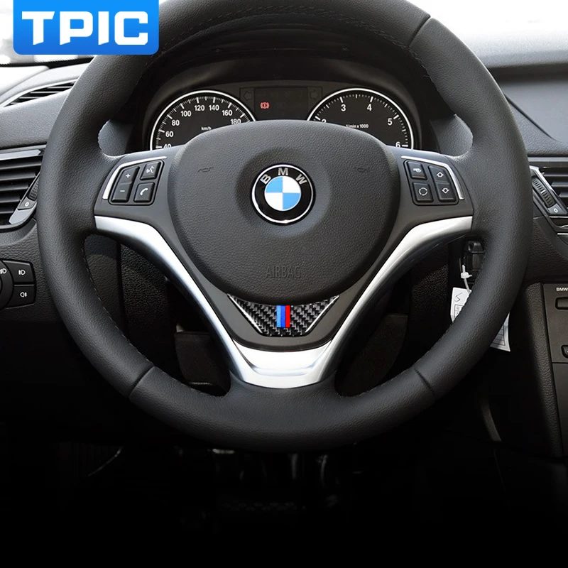 Для BMW E84 X1 2011 2015 Автомобильный интерьер углеродное волокно рулевое колесо