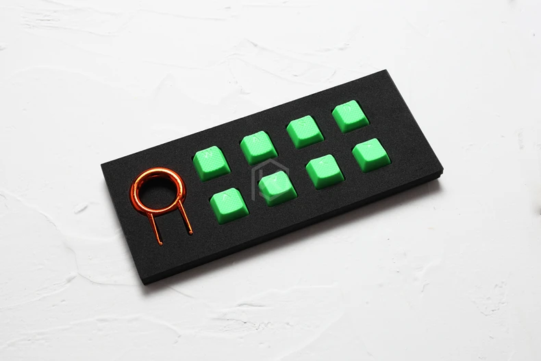 Taihao резиновые игровые колпачки набор прорезиненных Doubleshot Keycaps Cherry MX OEM профиль блестящий набор из 8 пурпурный светло-голубой
