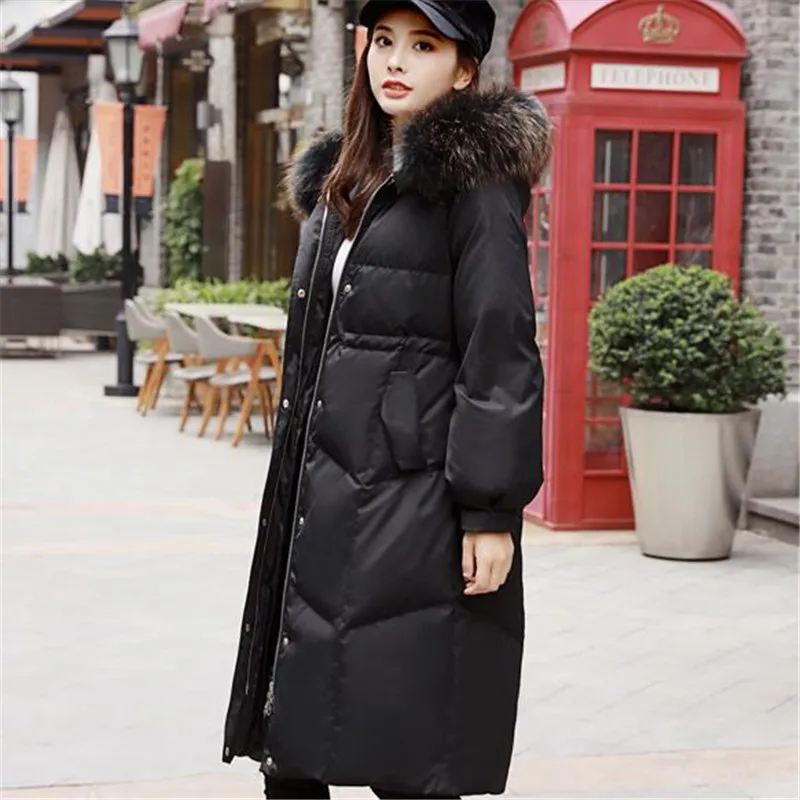 

New Winter hooded parkas women cotton jacket fashion Leisure coats Winter Thick warm Down cotton coat female long jackets A1075