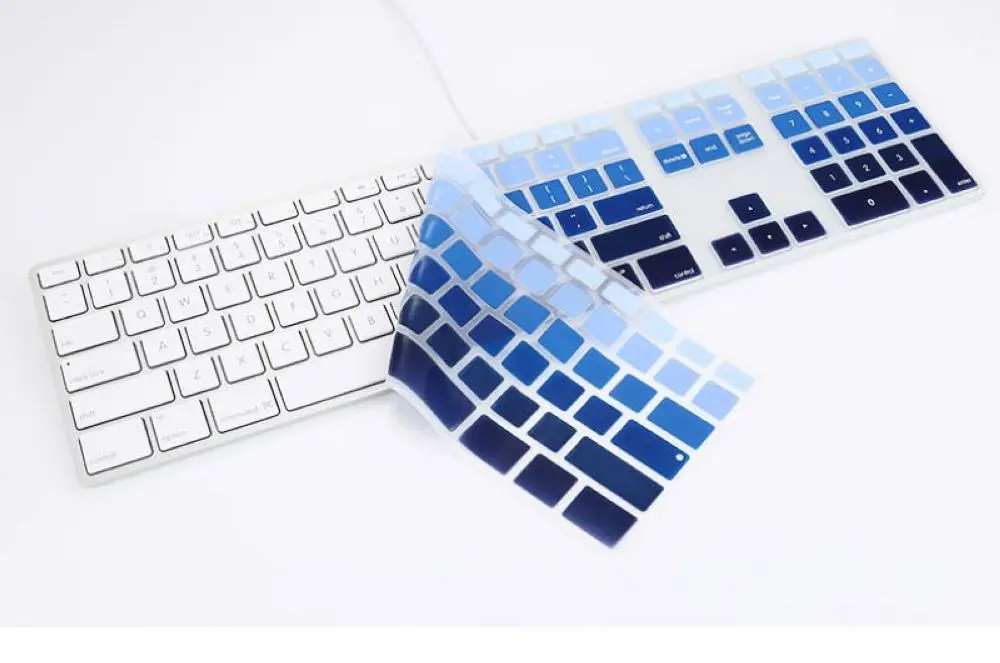 Для Apple iMac настольный протектор Flim красочная силиконовая крышка клавиатуры с цифровой клавиатурой для Apple iMac G5/G6 A1243