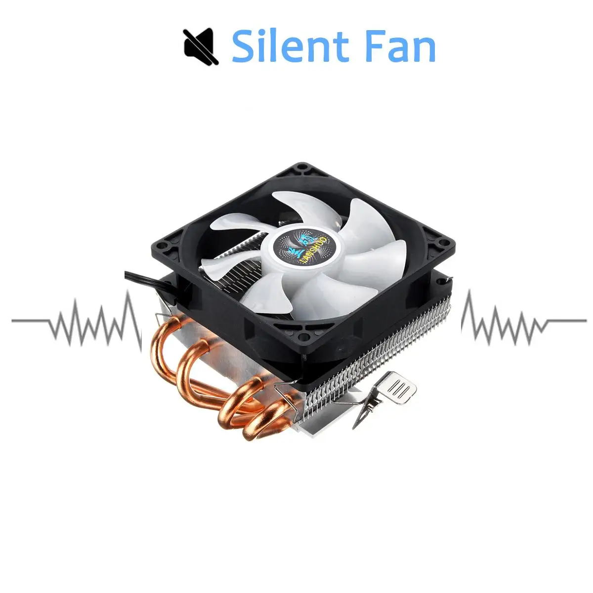Цветная(RGB) Процессор Кулер 4 теплопроводов холодильник с 90 мм 3pin Процессор вентилятор охлаждения радиатора для LGA 775/1150/1151/1155/1156/1366 для AMD AM2+/AM3+/AM4