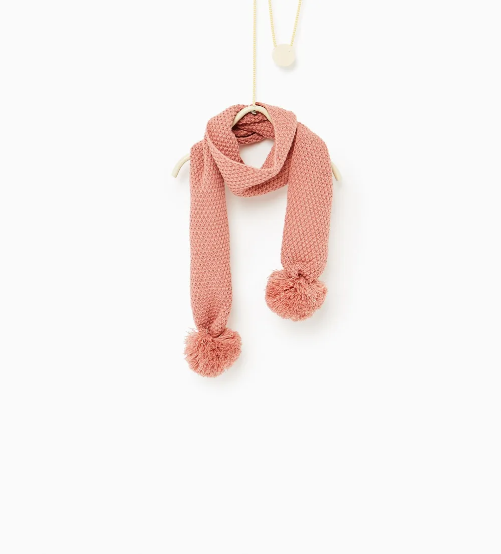 2019 вязаная шапка и шарф для маленьких девочек комплект из шапки шарфа детей