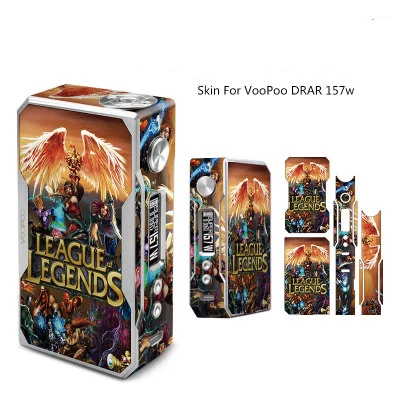 033 1 шт. наклейка для электронных сигарет s для VOOPOO DRAG TC 157W коробка мод наклейка для обложки кожи 8 видов цветов выбор - Цвет: 033