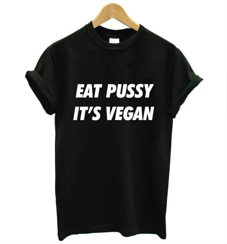Женская футболка с надписью Love Eat Pussy Повседневная хлопковая хипстерская