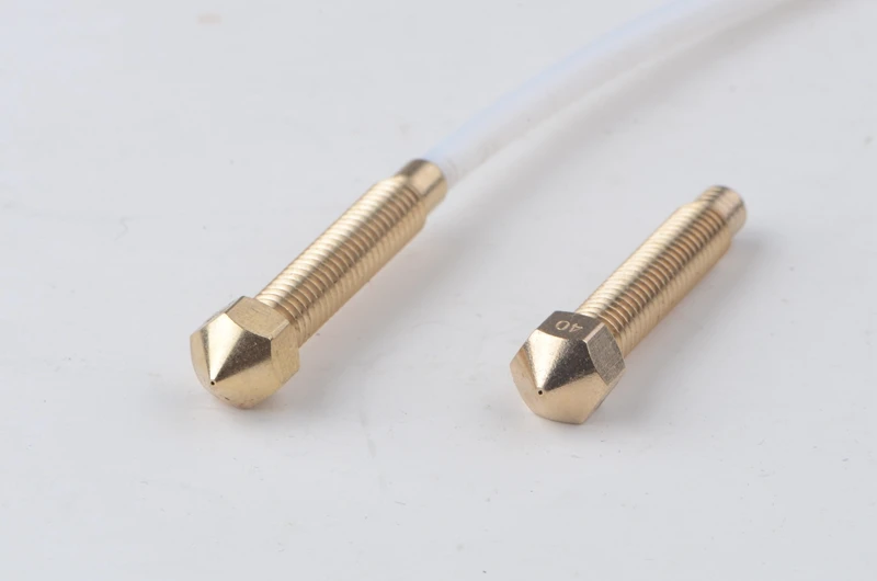3D printer accessories E3D Integrated nozzle Copper Brass M6 thread 0.3-1.2MM For 1.75MM 3MM filament