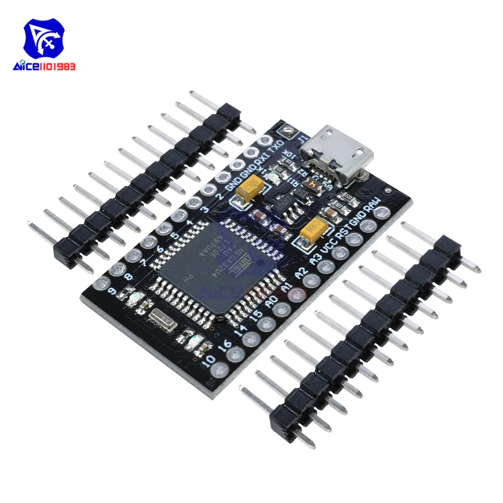 Pro Micro ATmega32U4 ATMEGA32U4 AU 3 В 8 МГц модуль USB контроллер Микроконтроллер плата для Arduino Nano