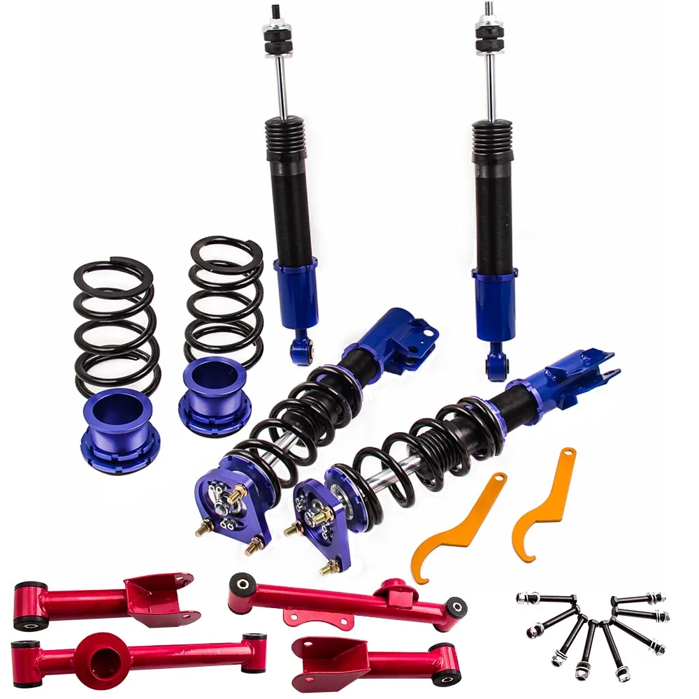 Для Ford Mustang 1994-2004 Coilovers Комплекты Подвески 4-я регулируемая высота крепления Camber