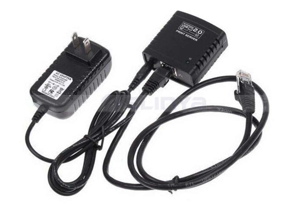 USB 2,0 LRP Сервер печати Поделиться LAN Ethernet сетевой адаптер питания принтера usb-хаб 100 Мбит/с сетевой сервер печати