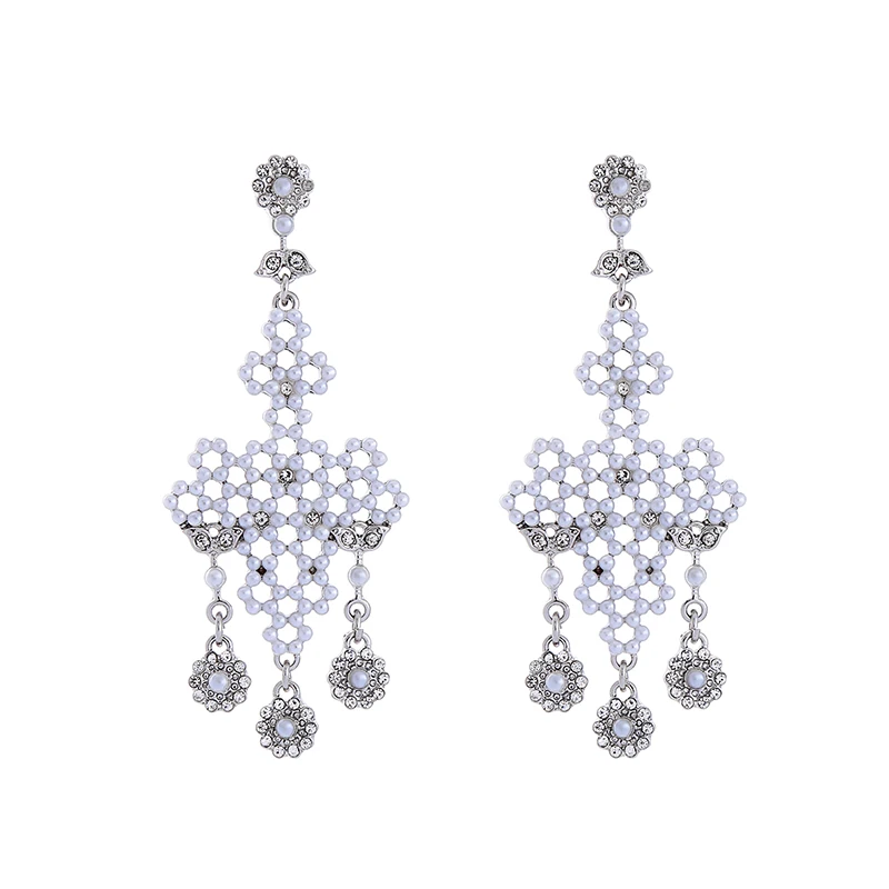 

2018 новые полые серьги-подвески из сплава с цветами Uer ed01064c для женщин, оптовая продажа ювелирных изделий