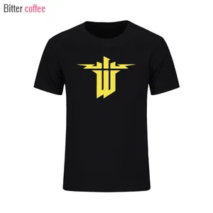 Новинка, летняя забавная футболка для отдыха Wolfenstein с принтом заказа, Модная хлопковая брендовая мужская футболка с коротким рукавом, женская футболка