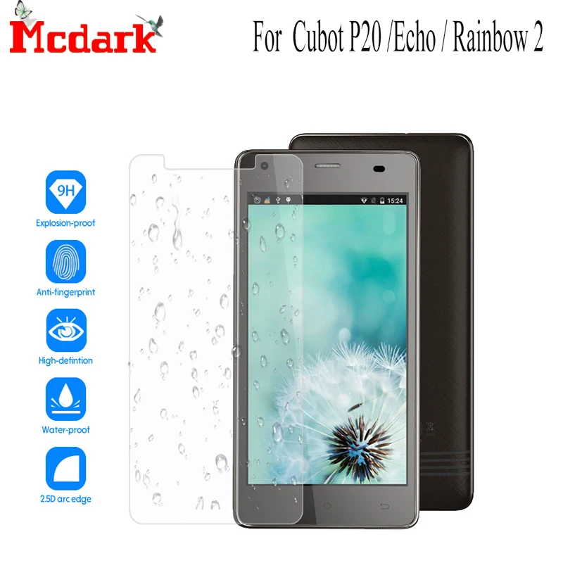 Новинка закаленное стекло Mcdark для CUBOT P20 /Echo / Rainbow 2 протектор экрана телефона