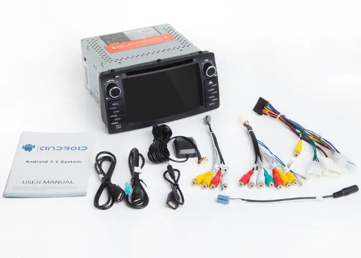 Atcfgehy Android 8.0 4G RAM 32G ROM 2 Din Car Multimedia Player for BYD F3 For Toyoto Corolla GPS Navi Radio RDS Bluetooth | Автомобили и