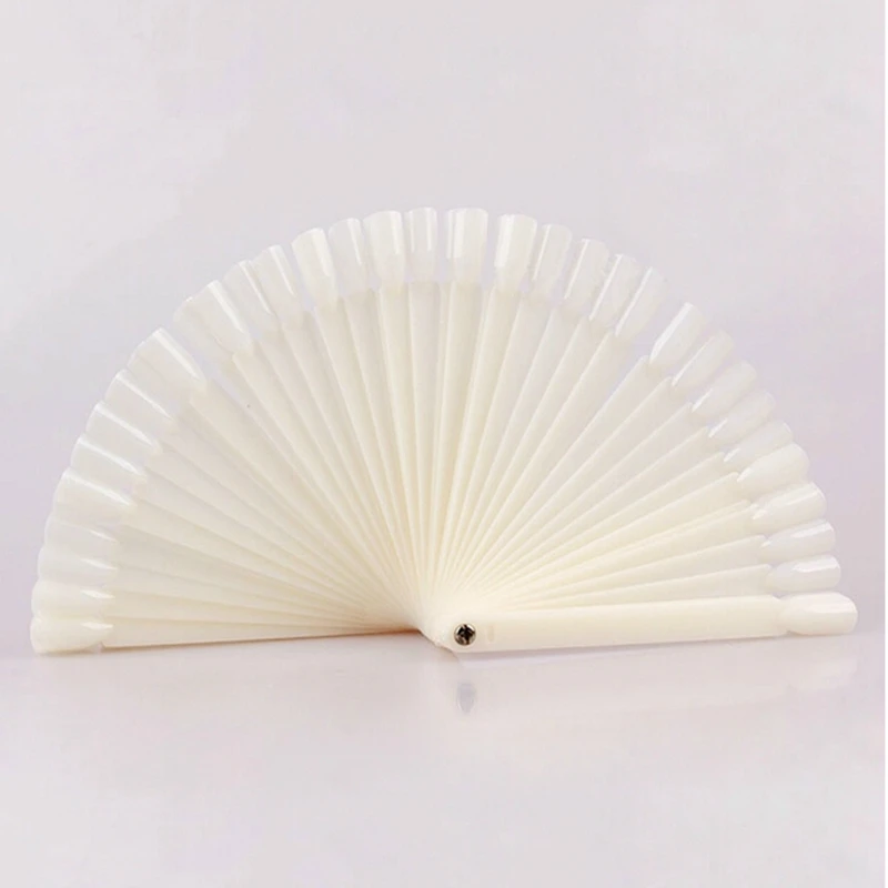 Elite99 50 шт/Партия Накладные наконечники для ногтей натуральный цвет веер пальцев