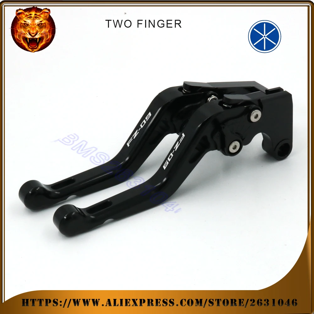

For YAMAHA FZ-09 FZ09 2014-2015 RED BLACK BLUE GREEN NEW STYLE Motorcycle Adjustable Short Brake Clutch Levers FREE SHIPPING