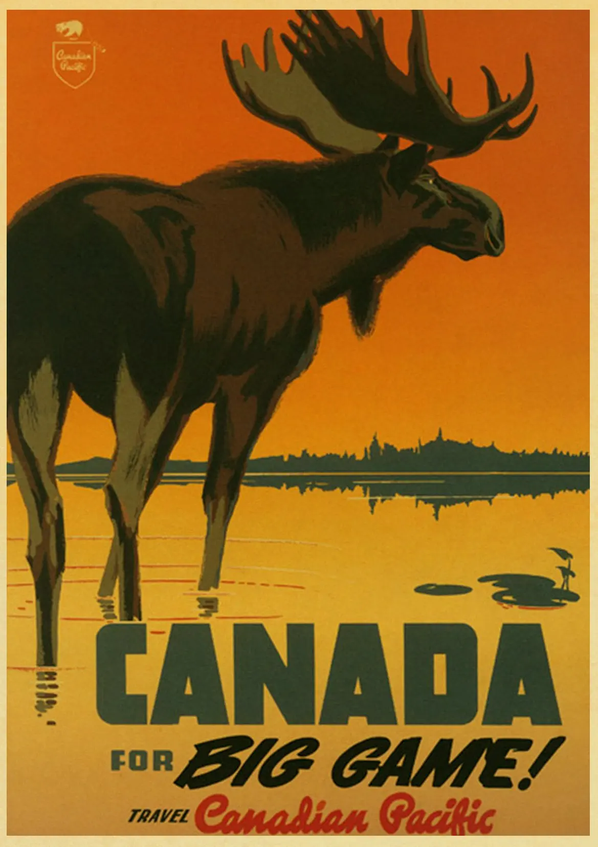 Путешествия и железные дороги плакаты настенные наклейки Ретро плакаты печать высокой четкости для гостиной украшения дома