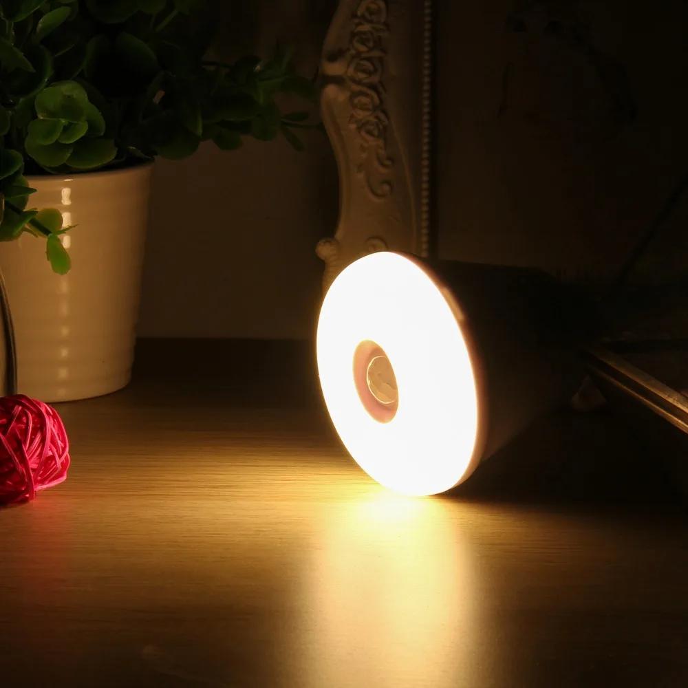 SuperNight 6W E27 LED Night Light PIR Motion Sensor Cabinet Closet Garage Bulb 360 Degree Rotation Ceiling Lamp Warm White | Освещение