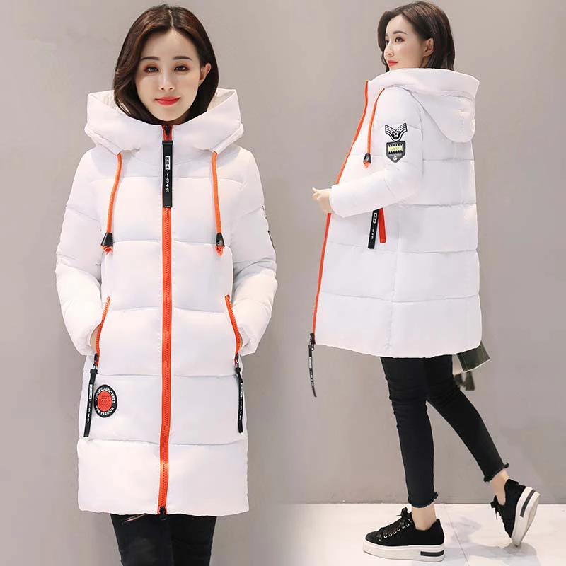 2017 New Winter jacket women Thick Warm Long Loose Parkas Hooded Female Outwear Cotton Padded Coat Plus Size Fashion LW114 | Женская