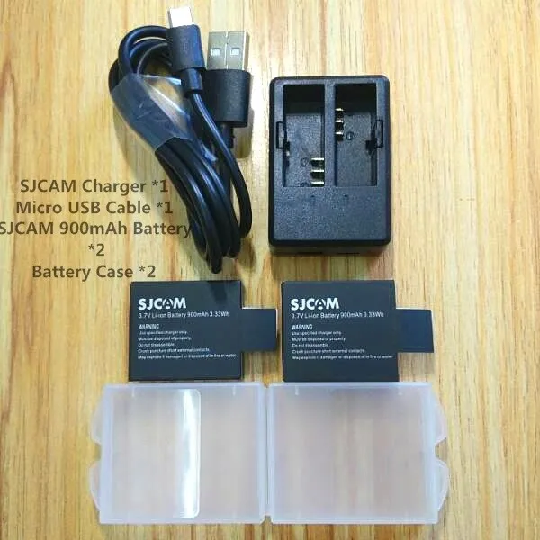 SJCAM аккумулятор Sj4000 1350/1050 мАч чехол Зарядное устройство для SJCAM Sj5000 M10 C30R H9R H6S theye T5 E7 аксессуары для экшн-камеры