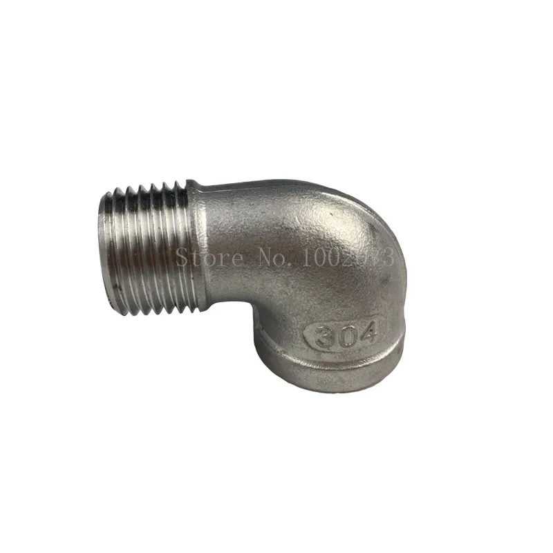 Нержавеющая сталь 304 90 градусов колено 1/2 &quotFPT x 1/2&quot MPT для домашнего пивоварения