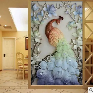 

5D Diy peacock diamond painting cross stitch Needlework rhinestone embroidery round resin Full Diamond Embroidery Mosaic Animal