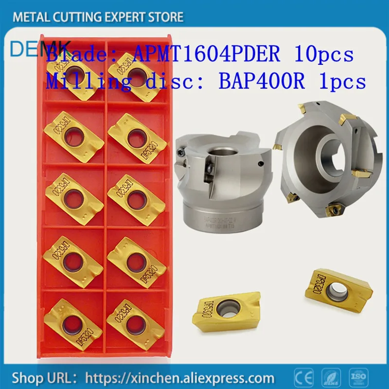 Нож BAP400R 80 27 6T фреза с APMT1604 PDER APKT Dia мм торцевая для фрезерного станка|milling cutter|face