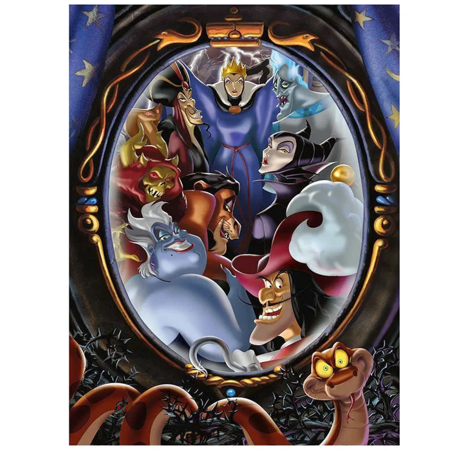 5D алмазов картина disney член вышивки крестом узор с алмазной вышивкой квадратный/Круглое сверло, смолы декоративное изделие, со стразами