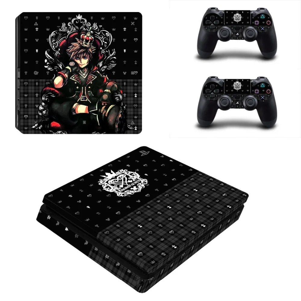 Новая наклейка на кожу Kingdom Hearts 3 PS4 Виниловая для консоли Playstation 4 и 2 контроллеров