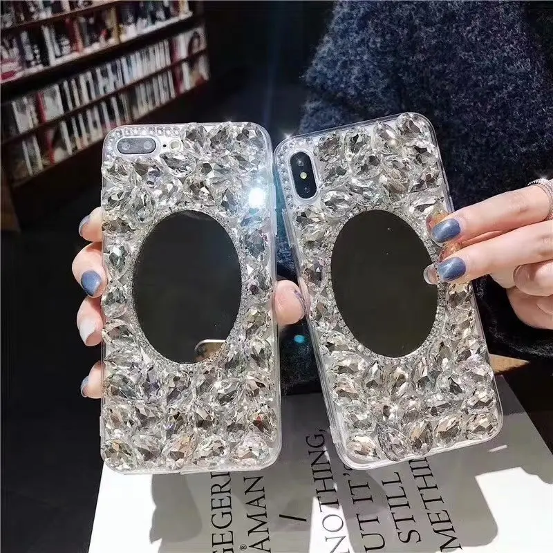 Чехол XINGDUO для Samsung galaxy S10 роскошный Алмазный чехол зеркальный Lite Plus S8 S9 Note 8 9 S7 Edge |