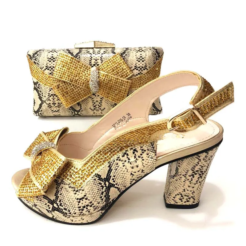 Горячая Распродажа вечерние босоножки на высоком каблуке обувь и сумочка в