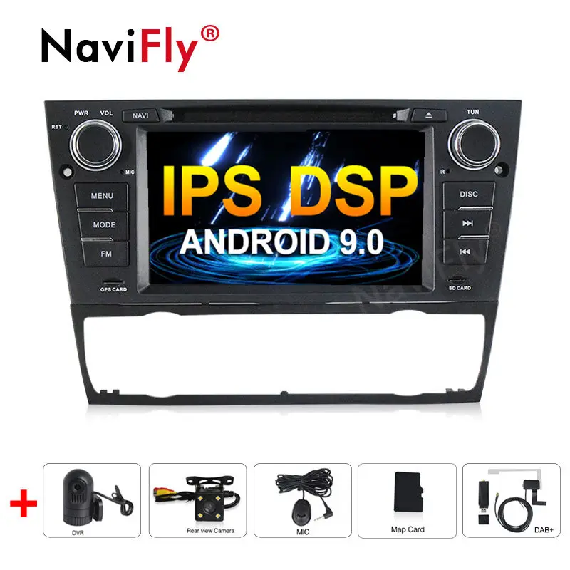 Android 9 0 IPS DSP автомобильный dvd плеер мультимедиа для BMW 3 серии E90 E91 E92 E93 с радио аудио