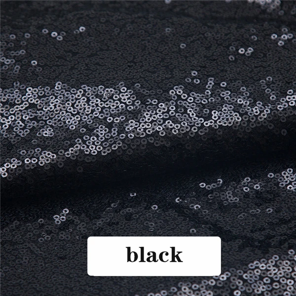 Black Ширина 130 см* 5 м/лот Блестки 3 мм Диаметр сетка ткань Блестки сделать Украшенные платья Одежда украшения DIY ручной работы материал - Цвет: Black