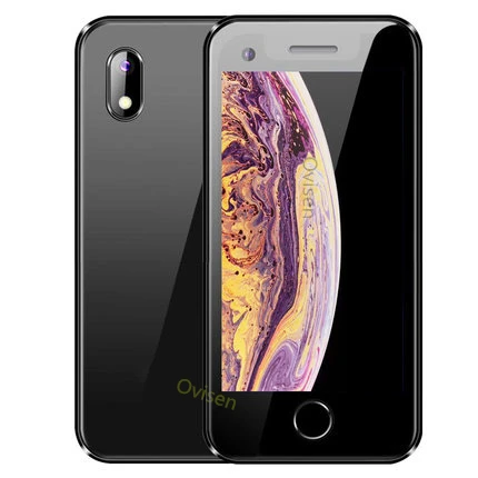 Mini 4G телефон Fsmart 8S8 Ultra Slim 2 45 дюймов 2.5D экран MTK6737M 1 Гб 8 Android 6 0 Dual SIM карты 5MP самый