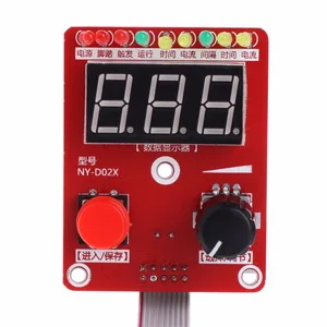 Двойная точечная Импульсная Сварка 100A, кодировщик времени, контрольная панель модуля, регулируемый регулятор тока