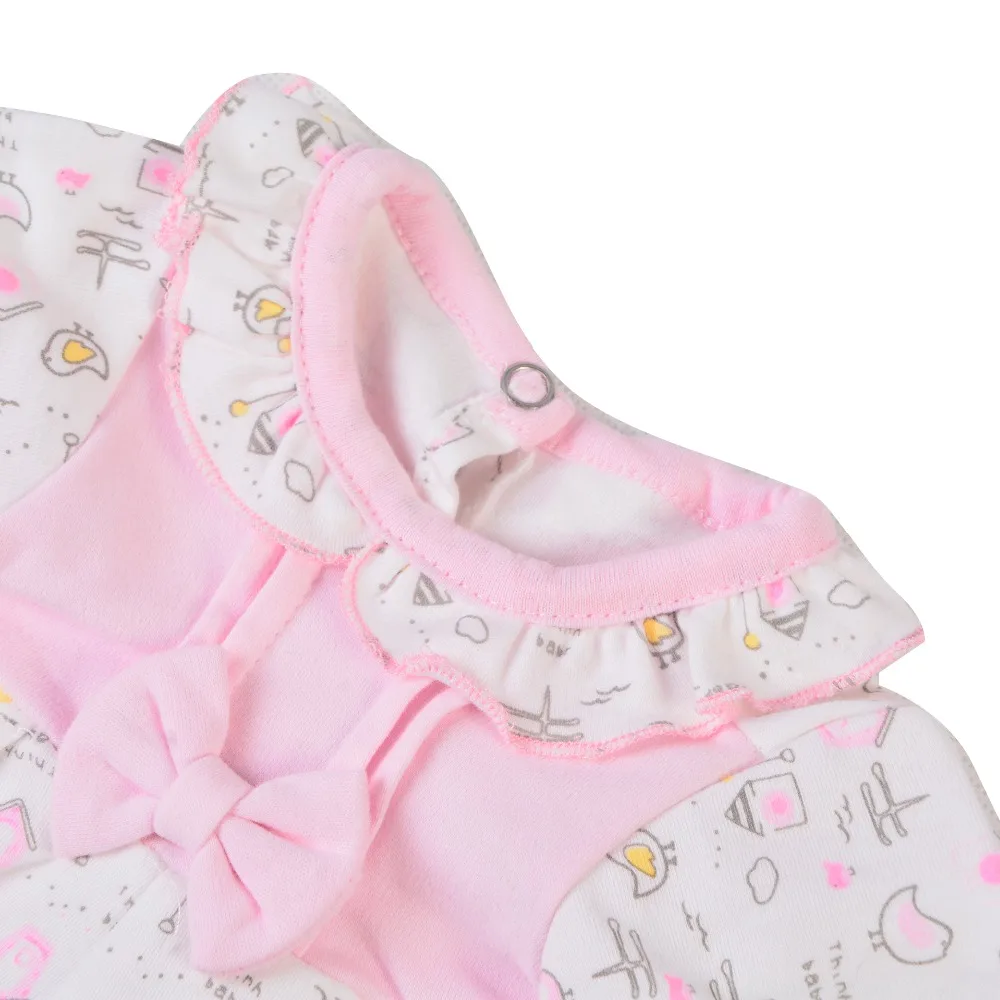 17 дюймов куклы Одежда для девочек костюм Reborn Baby Комбинезоны кукол выглядит как
