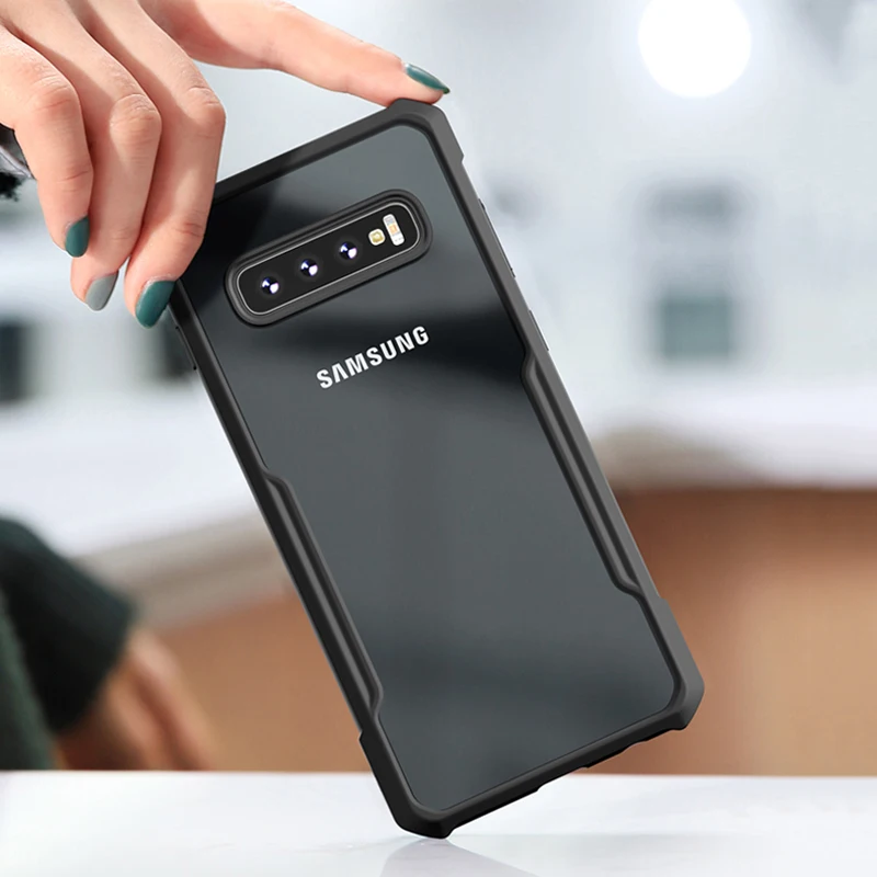 Чехол Xundd для Samsung Galaxy S10 Plus прозрачный мягкий ТПУ чехол-подушка безопасности E |