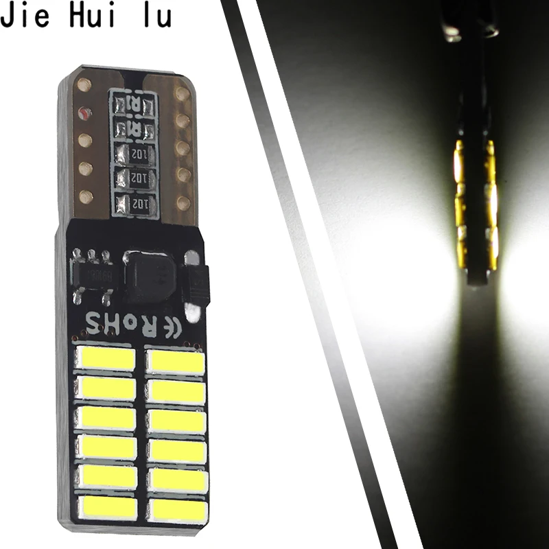10X Canbus T10 лампы белые 4014 SMD 24 светодиодсветильник фары для салона 194 168 W5W лампа