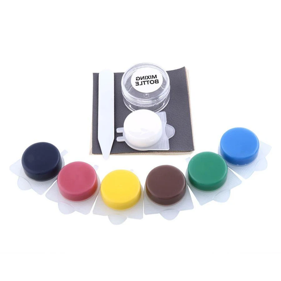 

CHIZIYO Newest Auto Car Seat Sofa Coats Holes Scratch Cracks Rips No Heat Liquid Leather Vinyl Repair Kit Leather Repair Tool