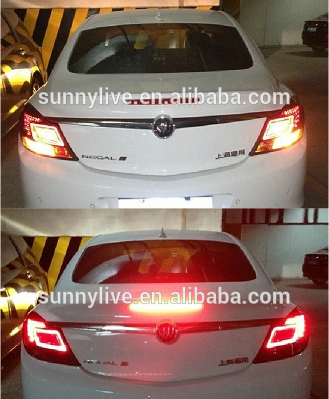Для 2009-2012 года Verano Regal Opel insignia светодиодный задний фонарь дымный черный цвет