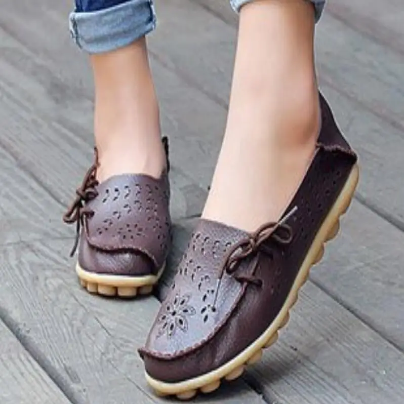 Женская повседневная обувь на плоской подошве zapatos mujer со шнуровкой для вождения