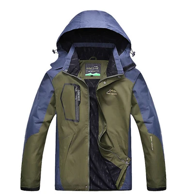 Army Green Мужская Весенняя флисовая куртка для спорта на открытом воздухе, водонепроницаемая куртка для походов, кемпинга, походов, мужская куртка RM019 - Цвет: Army Green