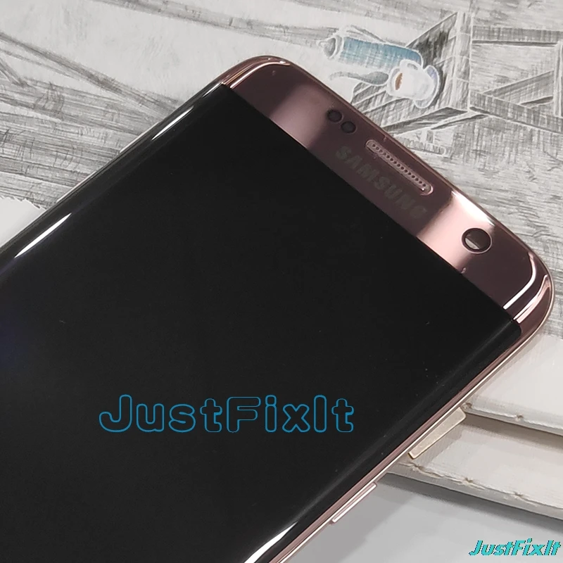 G935F для samsung Galaxy S7Edge G935S L K ЖК-дисплей сенсорный экран дигитайзер 5,5 ''Супер AMOLED с рамкой