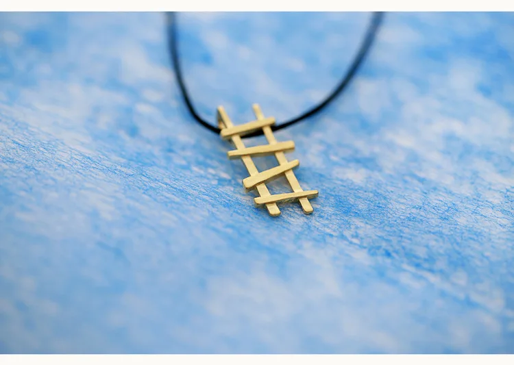 

Steps Ladder to Success Necklace Construction Layered High Ladder Necklaces for Minimalist Geometric Meaningful Graduation