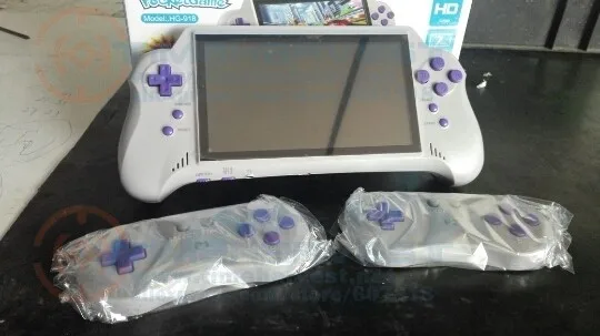 7 inch горизонтального ЖК-дисплей карман Семья компьютер Gameboy HDMI AV out play желтый FC карточная игра нужно заказ и доступен в течении 20 дней - Цвет: 500in1 and wireless